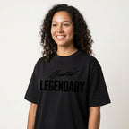 GOATED Legendary Loose-Fit T-Shirt | 190GSM — Apparel & Accessories > Clothing > Shirts & Tops Detail View 3 | Legendary Branding