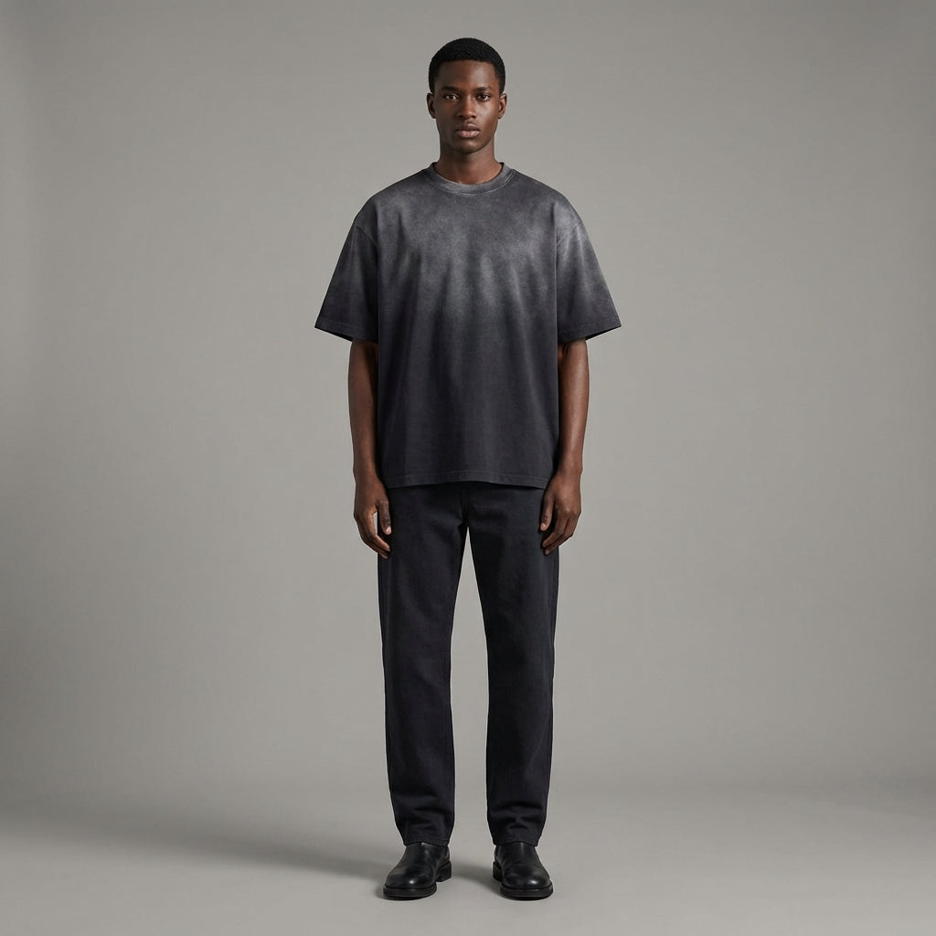 Blank Washed Gradient GOAT T-Shirt - Legendary Branding