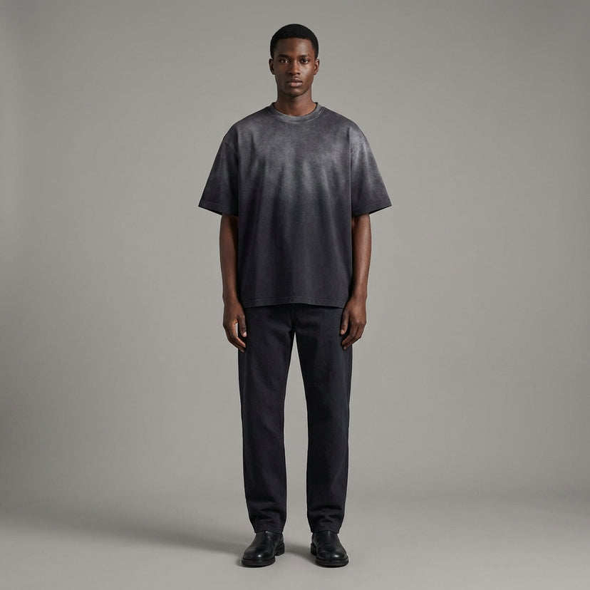 Blank Washed Gradient GOAT T-Shirt - Legendary Branding