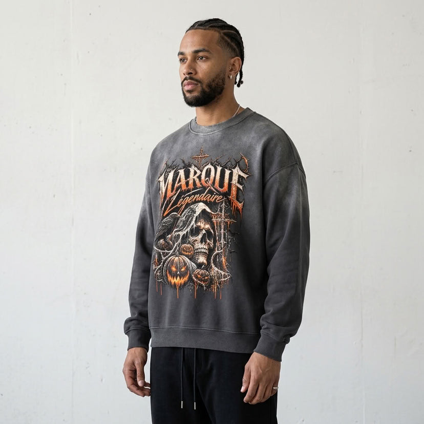 Marque Légendaire Halloween Sunfade Sweatshirt - view 2
