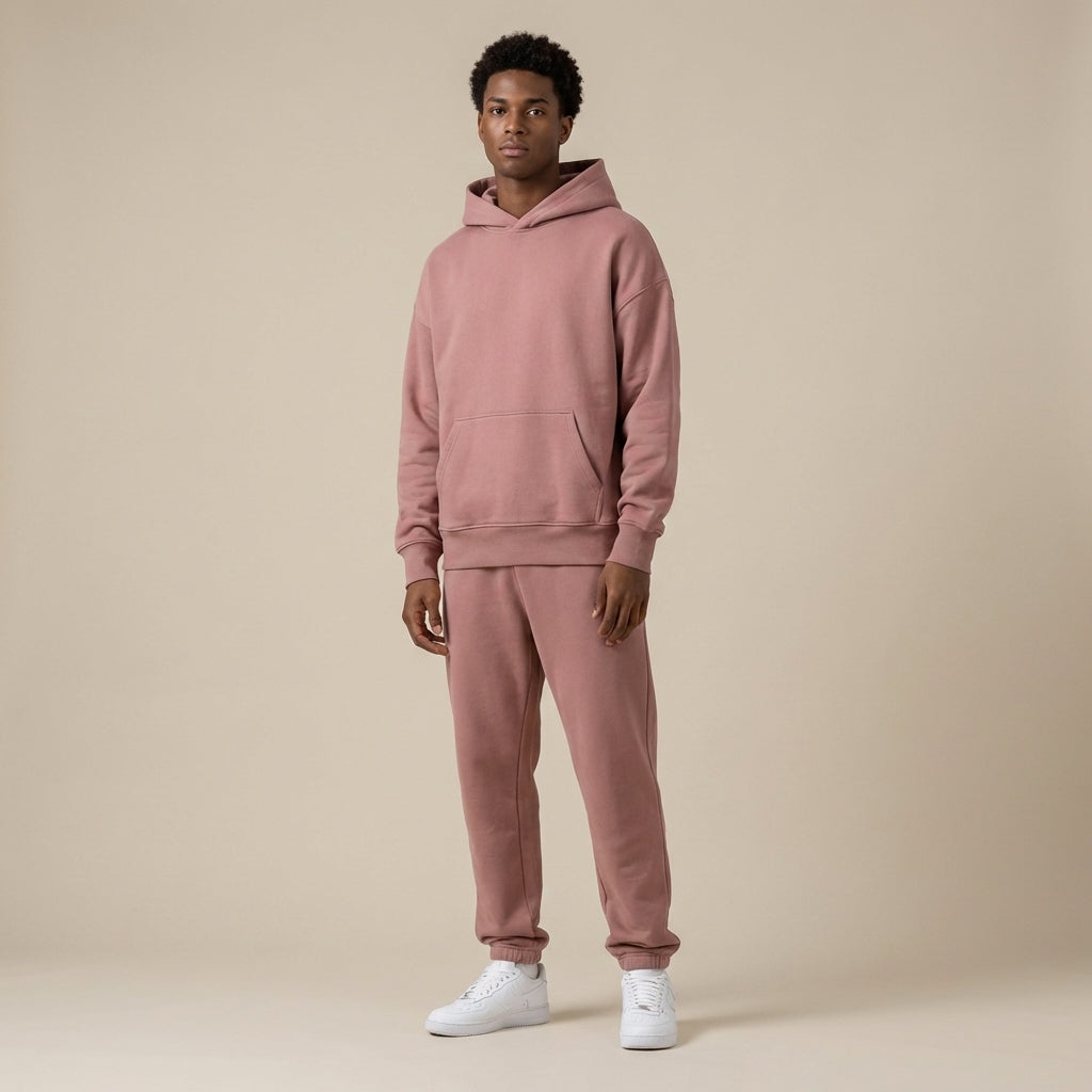 Oversized Lined Hoodie and Jogger Set