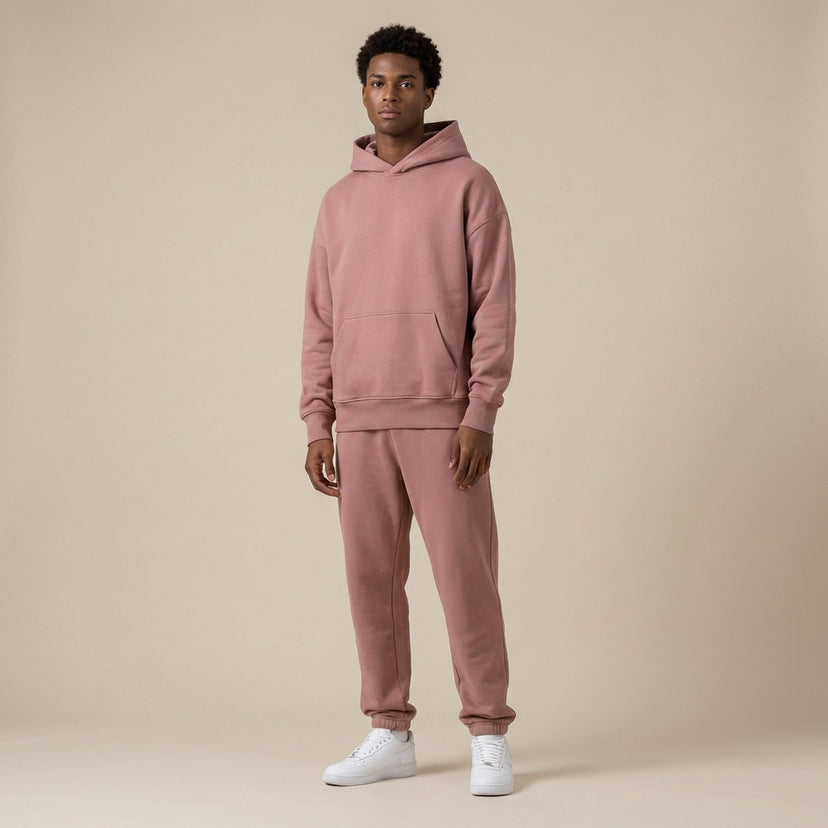 Oversized Lined Hoodie and Jogger Set - Legendary Branding