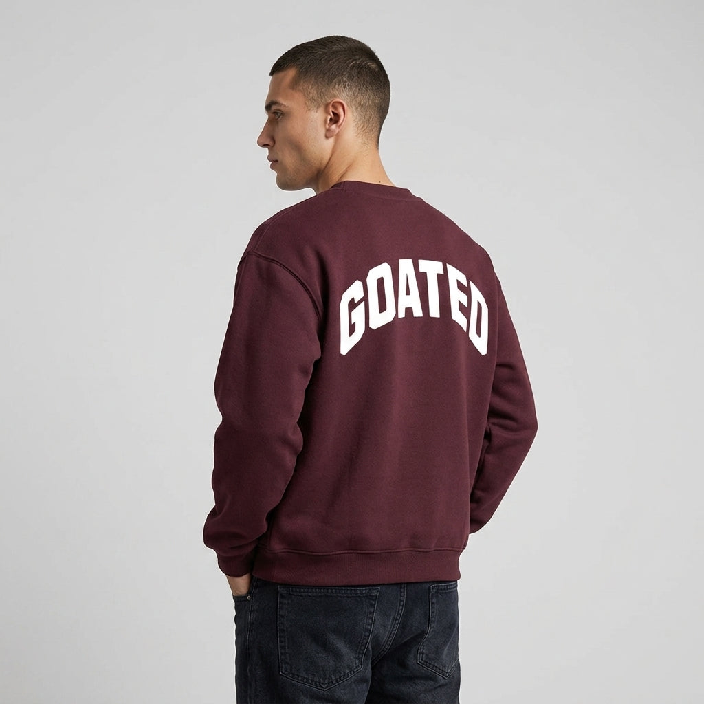 GOATED Heavyweight Fleece Crewneck Sweatshirt | 380GSM