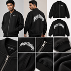 Marque Légendaire Varsity Jacket | 360GSM — Apparel & Accessories > Clothing > Outerwear Detail View 4 | Legendary Branding
