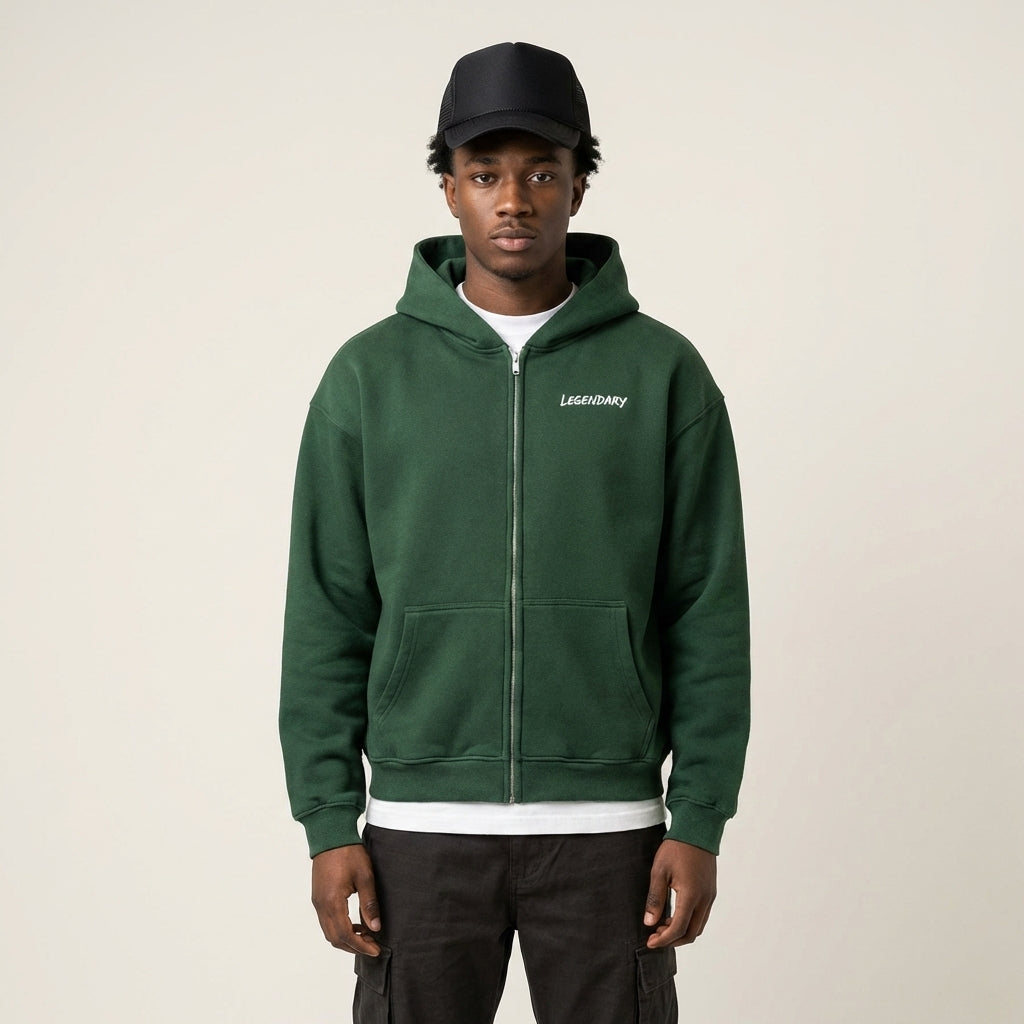 Legendary Branding Fleece Zip-up - Legendary Branding
