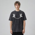 Neverdy (Never Die) Eagles Oversized Snow Wash T-shirt