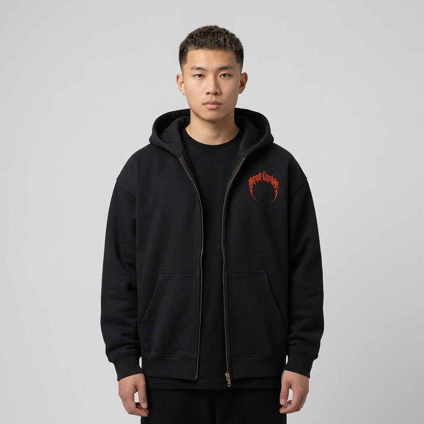 Marque Légendaire Eternal Legends Oversized Boxy Zip-Up Hoodie - view 3