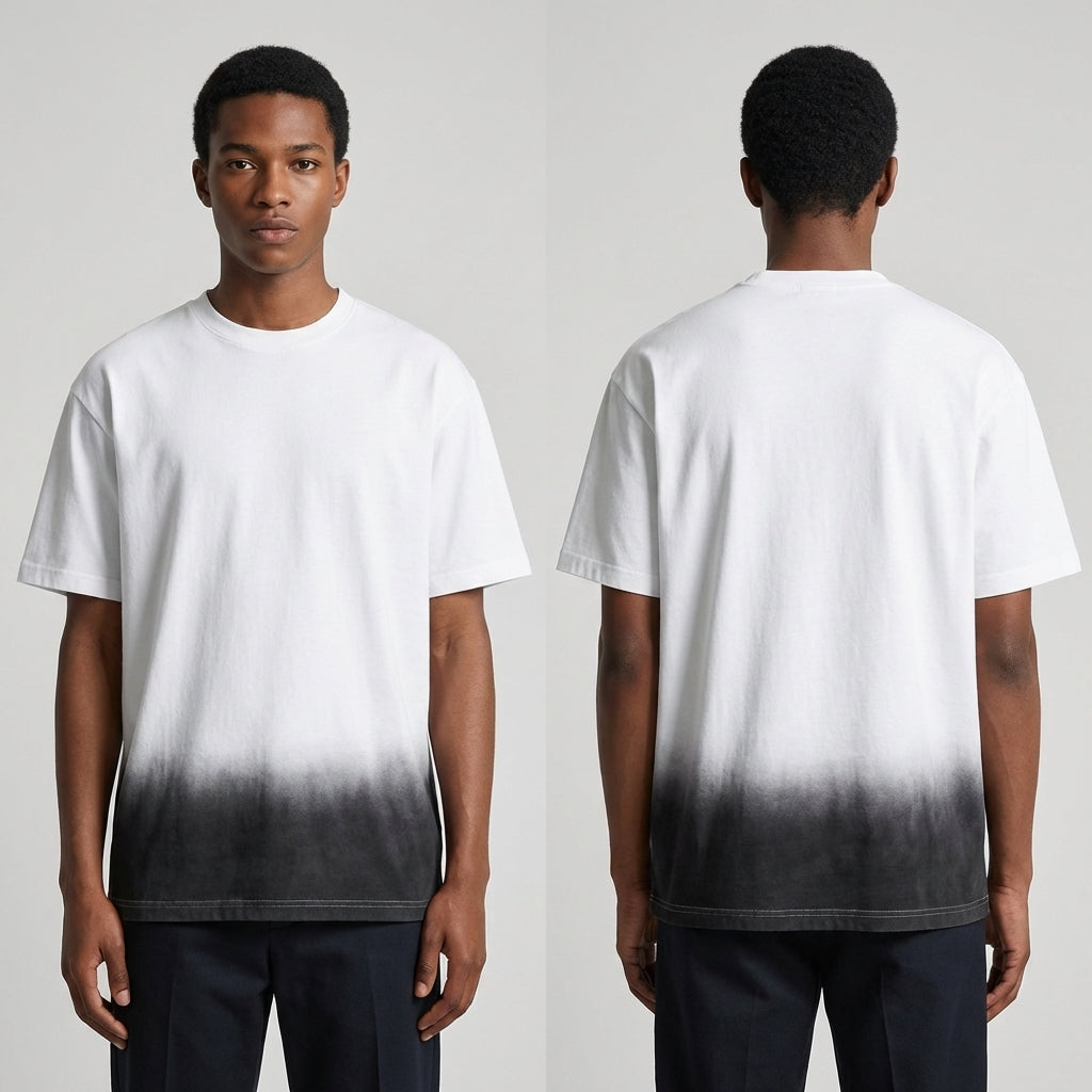 Bottom Sunfade Gradient Washed Vintage GOAT T-Shirt - Legendary Branding