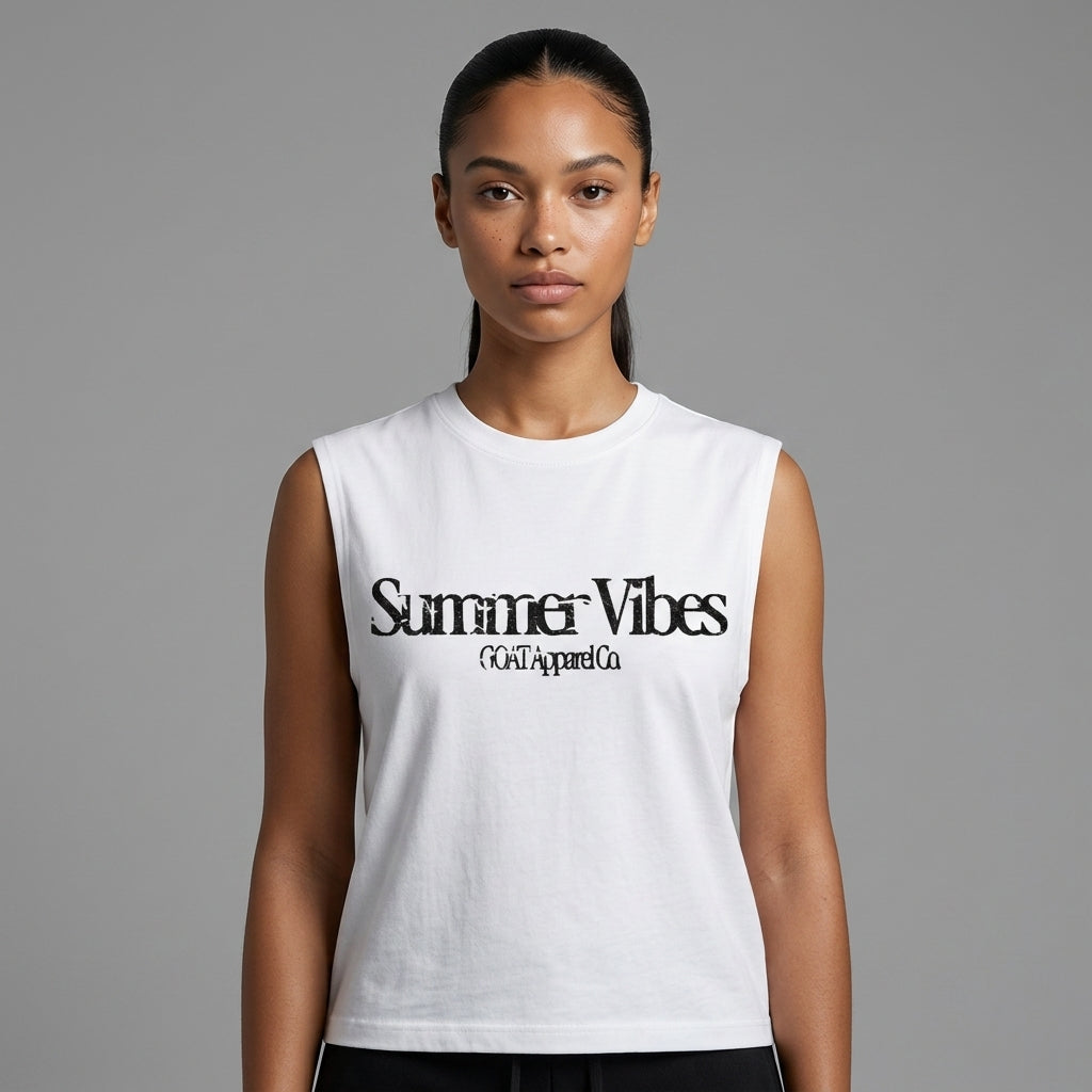 Summer Vibes Boxy Tank Top