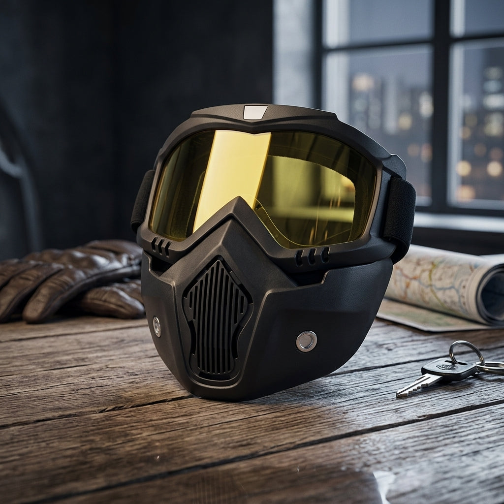 Dustproof Motocross Goggles | Adjustable Full Face Off‑Road Mask