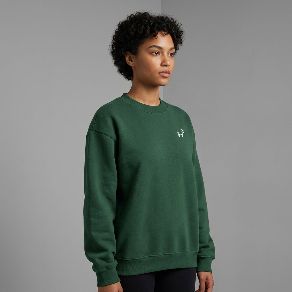 GOATED Heavyweight Fleece Crewneck Sweatshirt | 380GSM