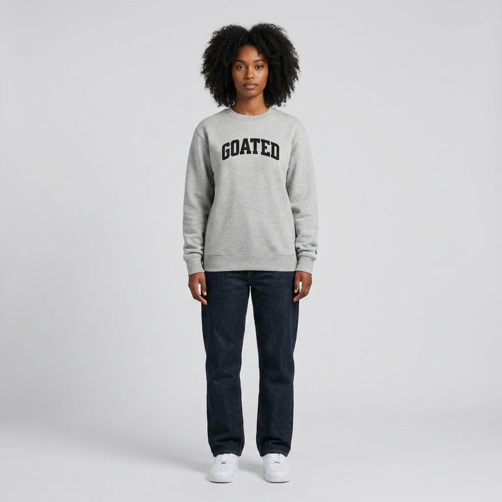 GOATED Heavyweight Embroidered Sweatshirt