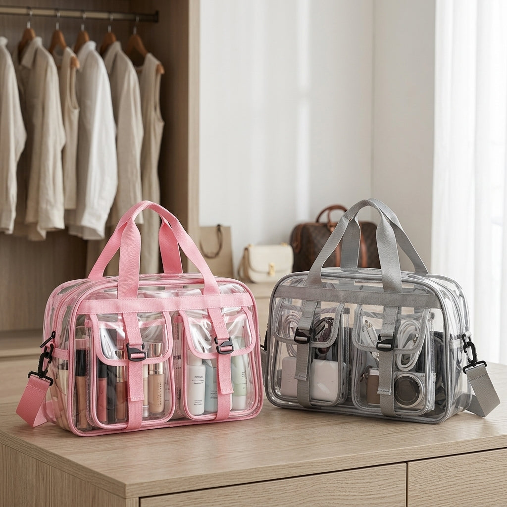 Large Capacity Clear PVC Stadium Travel Bag