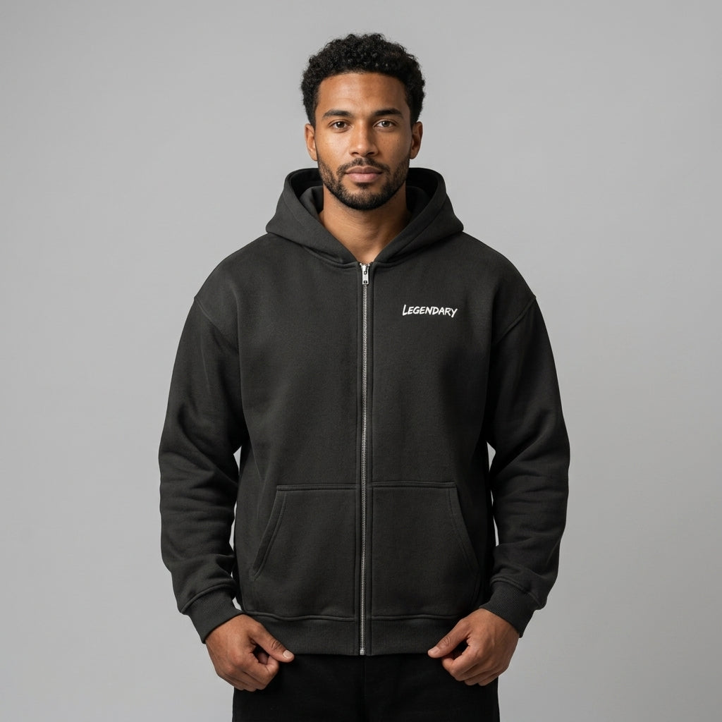 Legendary Branding Fleece Zip-Up | 380GSM