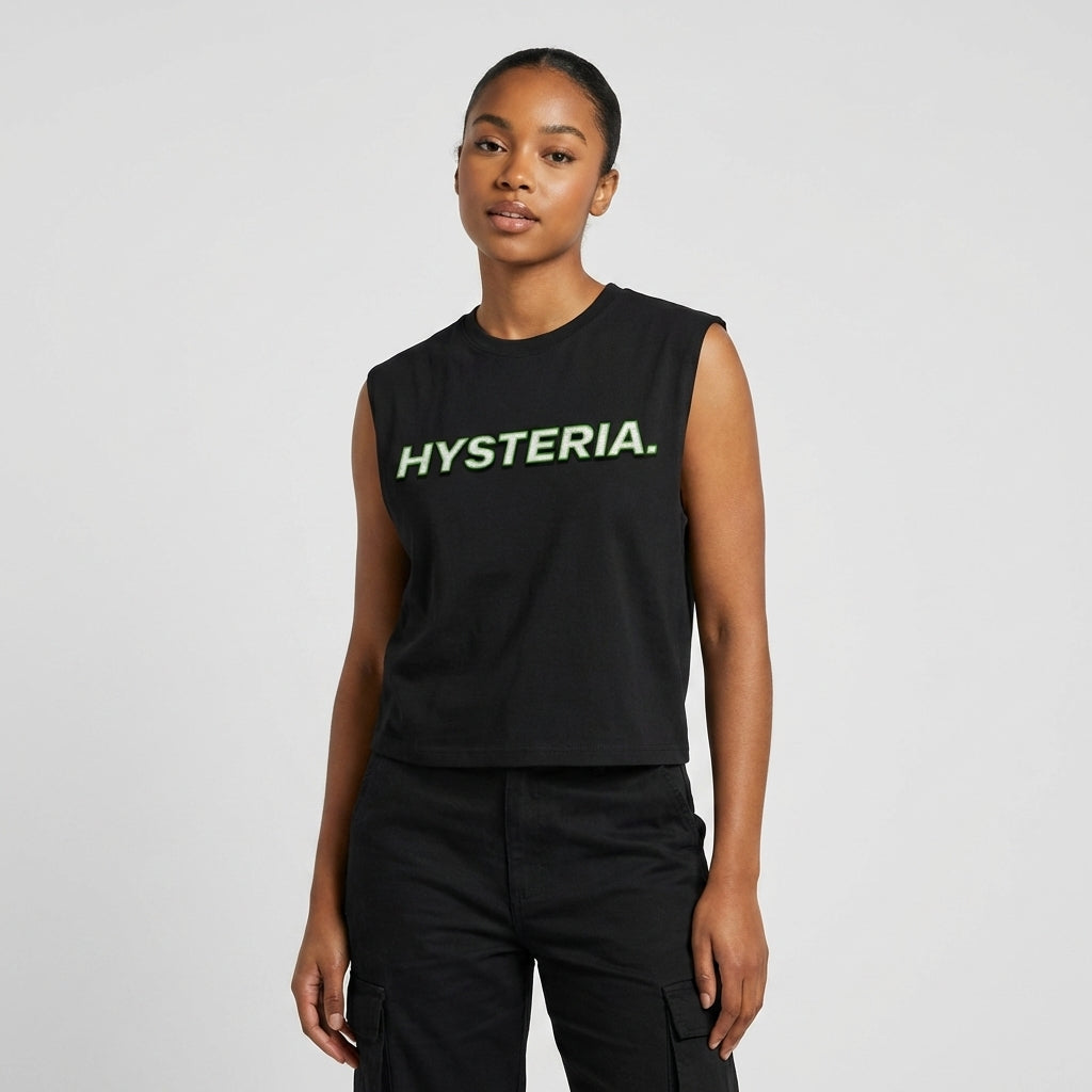 Hysteria Cropped Boxy Tank Top