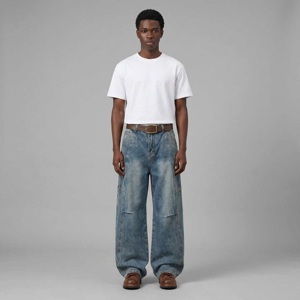 Y2K Baggy Jeans - Legendary Branding