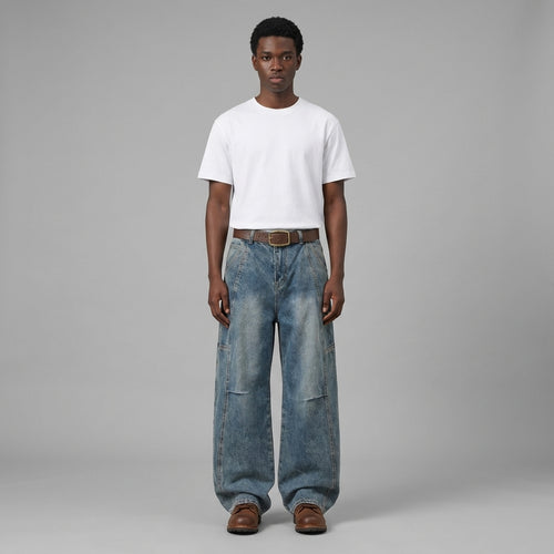 Y2K Baggy Jeans - Legendary Branding