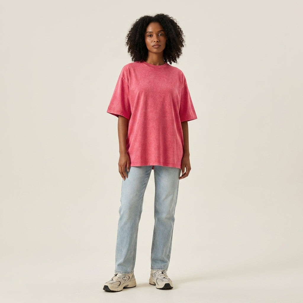 Blank Snow Wash GOAT T-Shirt - Legendary Branding