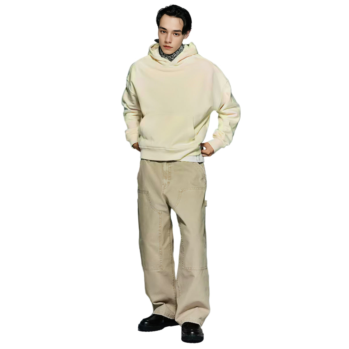 GOATED Blank Heavyweight Oversized Hoodie – Premium Streetwear Essential, Luxury Thick Cotton Pullover
