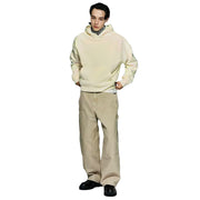 GOATED Blank Heavyweight Oversized Hoodie – Premium Streetwear Essential, Luxury Thick Cotton Pullover