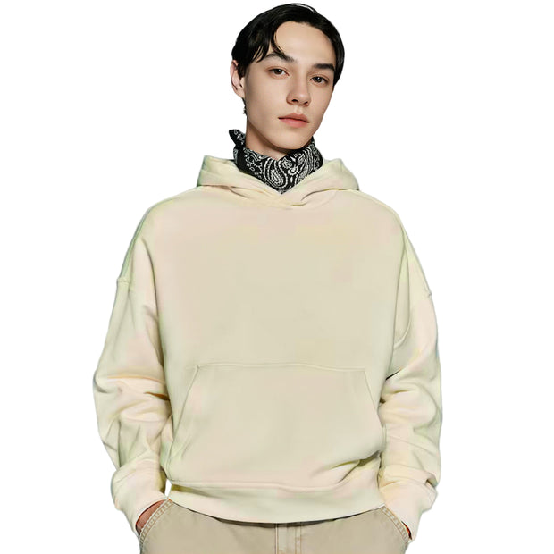 GOATED Blank Heavyweight Oversized Hoodie – Premium Streetwear Essential, Luxury Thick Cotton Pullover