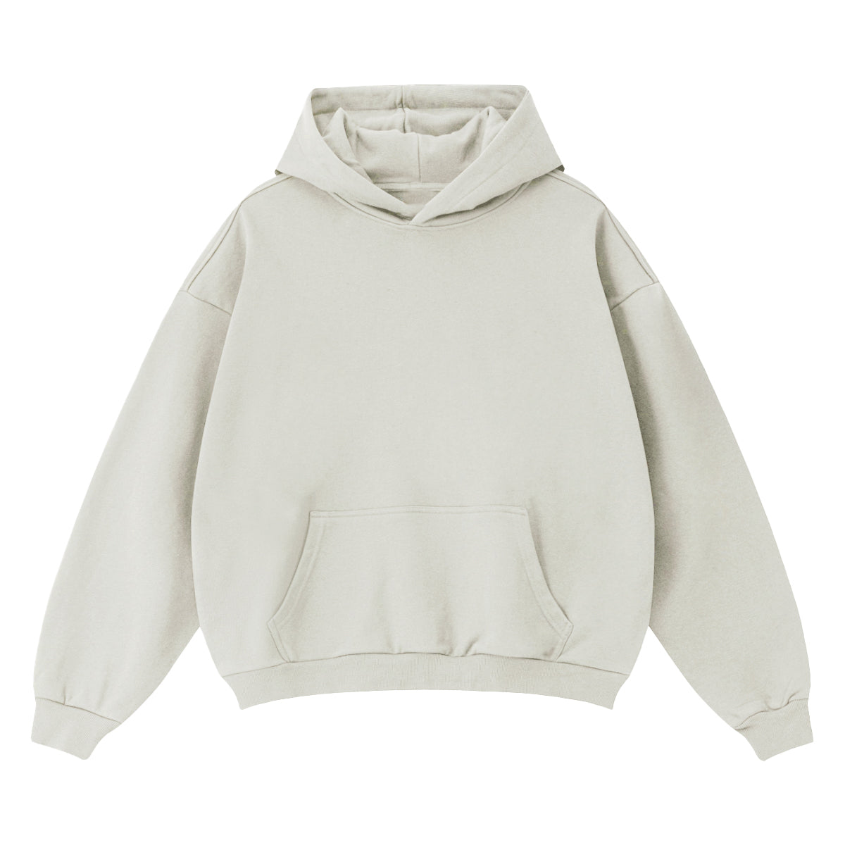 GOATED Blank Heavyweight Oversized Hoodie – Premium Streetwear Essential, Luxury Thick Cotton Pullover