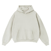 GOATED Blank Heavyweight Oversized Hoodie – Premium Streetwear Essential, Luxury Thick Cotton Pullover