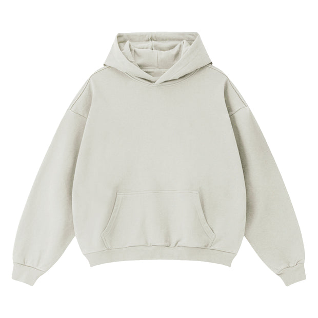 GOATED Blank Heavyweight Oversized Hoodie – Premium Streetwear Essential, Luxury Thick Cotton Pullover