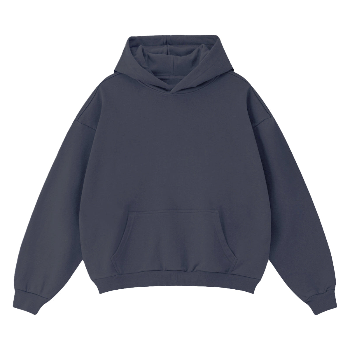 GOATED Blank Heavyweight Oversized Hoodie – Premium Streetwear Essential, Luxury Thick Cotton Pullover