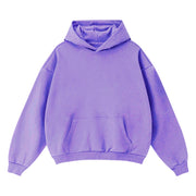 GOATED Blank Heavyweight Oversized Hoodie – Premium Streetwear Essential, Luxury Thick Cotton Pullover