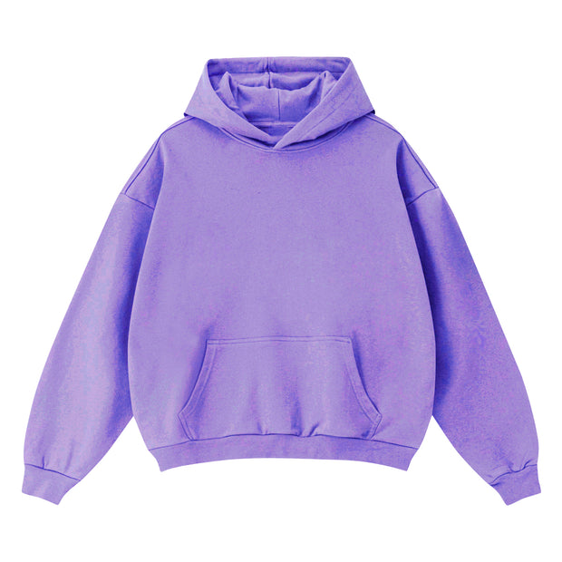 GOATED Blank Heavyweight Oversized Hoodie – Premium Streetwear Essential, Luxury Thick Cotton Pullover