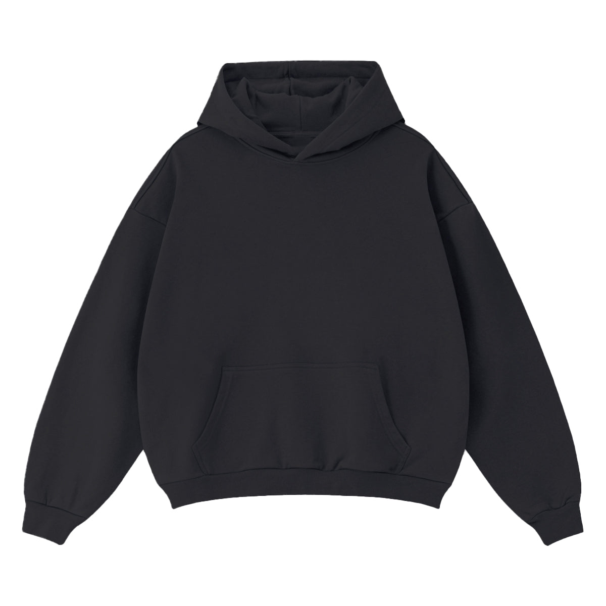 GOATED Blank Heavyweight Oversized Hoodie – Premium Streetwear Essential, Luxury Thick Cotton Pullover