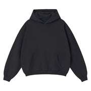 GOATED Blank Heavyweight Oversized Hoodie – Premium Streetwear Essential, Luxury Thick Cotton Pullover