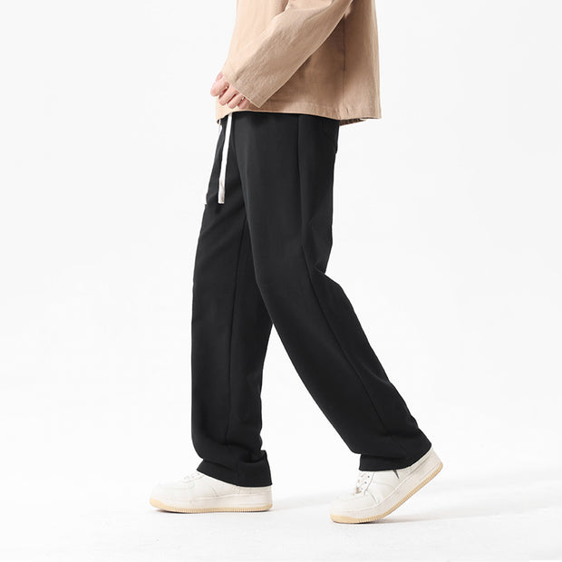 “Dawg” Heavyweight Sweatpants – 350 GSM Cotton Blend Sweatpants, Relaxed Tapered Fleece Pants, Luxury Lounge Bottoms