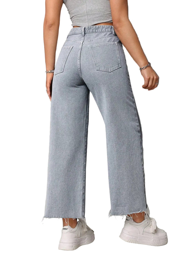 Luxury High Waist Skinny Jeans – Sexy Stretch Denim | Zipper Fly | Streetwear Cargo Rivet Style Pants for Women