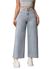 Luxury High Waist Skinny Jeans – Sexy Stretch Denim | Zipper Fly | Streetwear Cargo Rivet Style Pants for Women