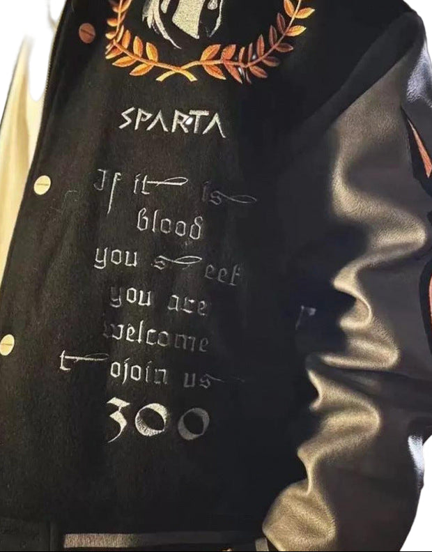Embroidered Legacy Varsity Jacket – Retro Letterman Style, Fitted & Thick Letterman Jacket, Streetwear Bomber