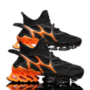 Men’s Flame Sole Sneakers V.2 - Luxury Streetwear Sneakers, Breathable Flyknit Running Shoes