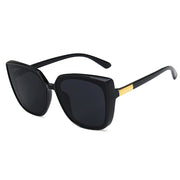 Fashion Classic Vintage Sunglasses – Large Frame UV400 Shades – Retro Summer Eyewear