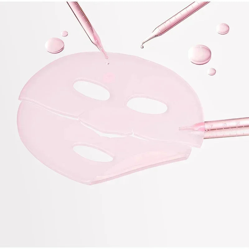 Pink Collagen Gel Face Mask – Salmon PDRN Hydrogel Jelly Sheet, Deep Hydration, Anti-Aging & Skin Tone Balance