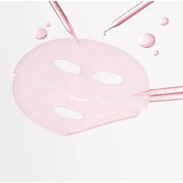 Pink Collagen Gel Face Mask – Salmon PDRN Hydrogel Jelly Sheet, Deep Hydration, Anti-Aging & Skin Tone Balance
