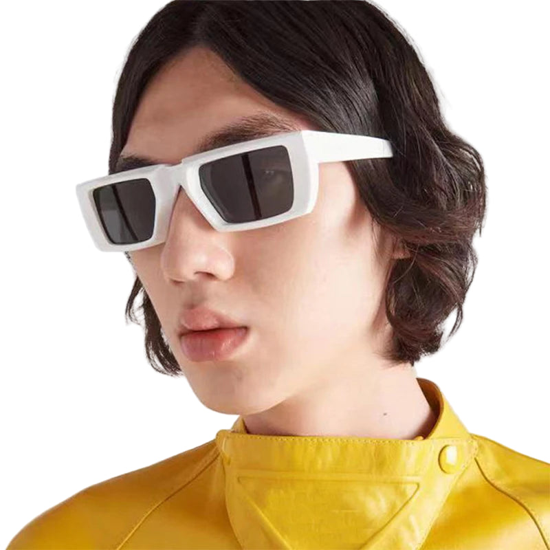 Y2K Sunglasses - Trendy Rectangle Sunglasses, Designer UV400 Shades for Men and Women