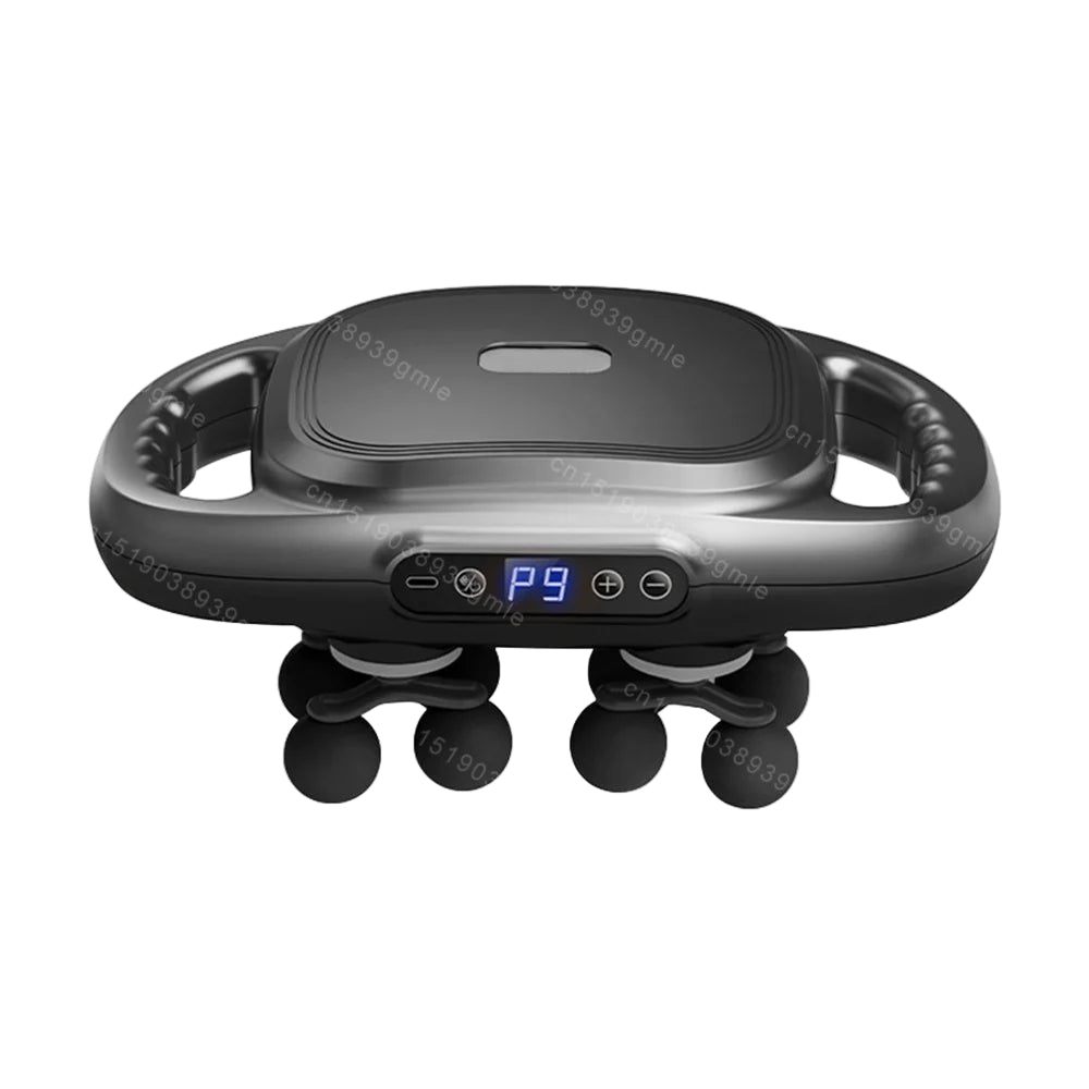 Fascia Gun Deep Tissue Massage Gun – 12/8 Heads, High-Frequency Electric Muscle Massager for Neck, Back & Legs