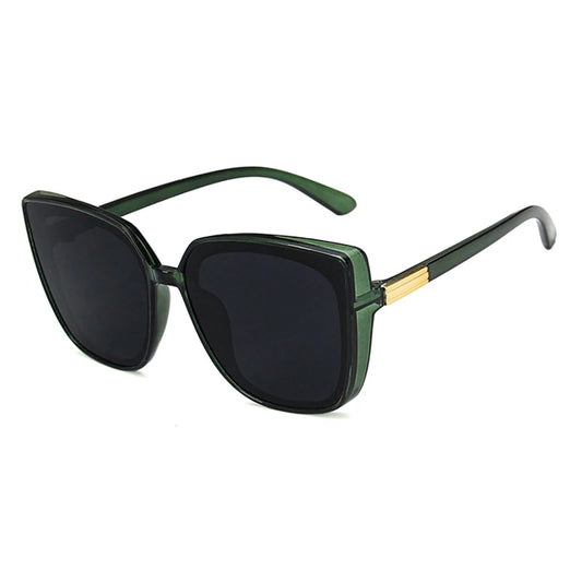 Fashion Classic Vintage Sunglasses – Large Frame UV400 Shades – Retro Summer Eyewear