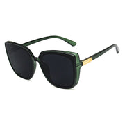 Fashion Classic Vintage Sunglasses – Large Frame UV400 Shades – Retro Summer Eyewear