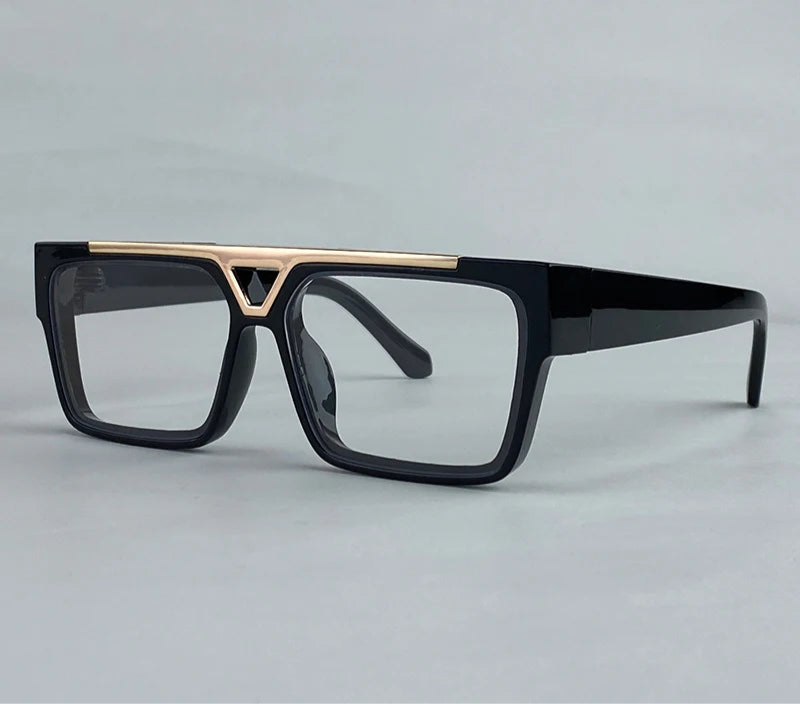 Men’s Luxury Polarized Square Sunglasses – Steampunk UV400 Shades, Big Frame Streetwear Eyewear