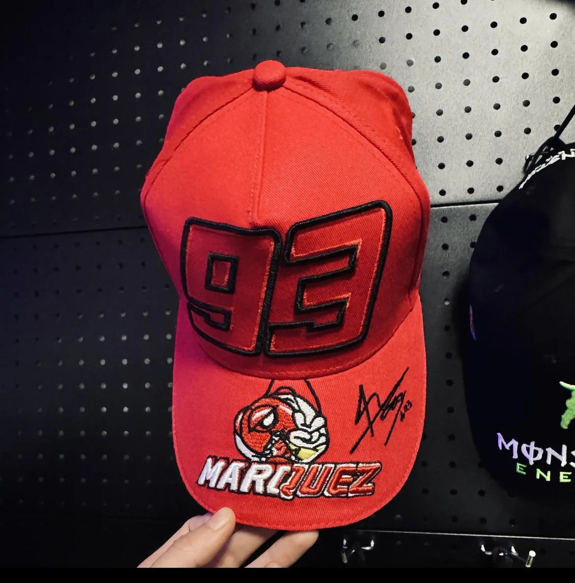 Marc Marquez Racing Cap - Embroidered Unisex Baseball Hat | Adjustable Sun Cap for Riding & Cycling