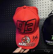 Marc Marquez Racing Cap - Embroidered Unisex Baseball Hat | Adjustable Sun Cap for Riding & Cycling