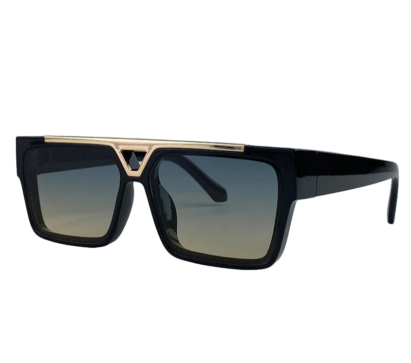 Men’s Luxury Polarized Square Sunglasses – Steampunk UV400 Shades, Big Frame Streetwear Eyewear