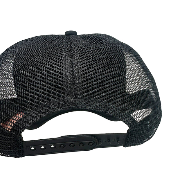 "Blackwork" 3D Letter Trucker Hat - Mesh Baseball Cap, Adjustable Summer trucker Hat